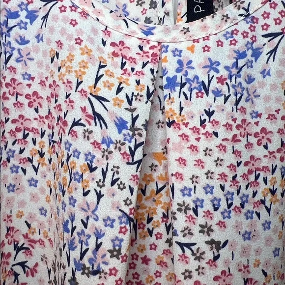 Papermoon Floral Halter Neck Tank Top Size XL Flowy & Summer Ready Boho - Picture 4 of 11